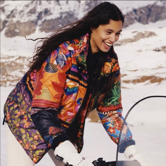 ANTHROPOLOGIE NWT FARM RIO ABBY PUFFER JACKET 💥🖤 - Picture 6 of 14